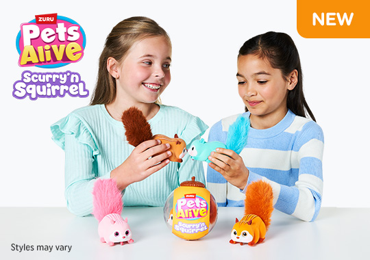 Pets Alive by ZURU Scurry n Squirrel Interactive Assortment