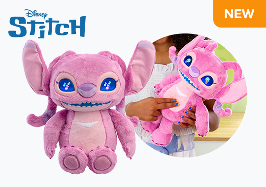 Disney Stitch Many Moods Angel 35cm Interactive Plush