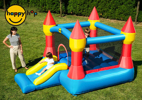 Happy Hop Bouncy Castle with Slide