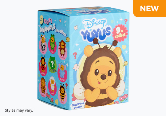 Disney YuYus Winnie the Pooh Character Plush Keychain Assortment
