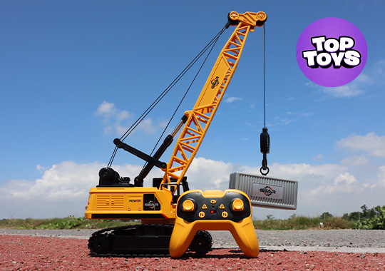 Radio Control Crawler Crane with Sounds and Lights