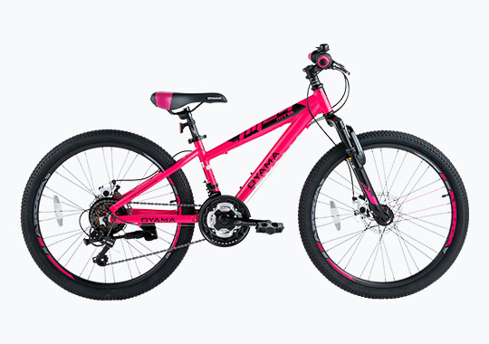24 Inch Oyama JM24 Mountain Bike Pink