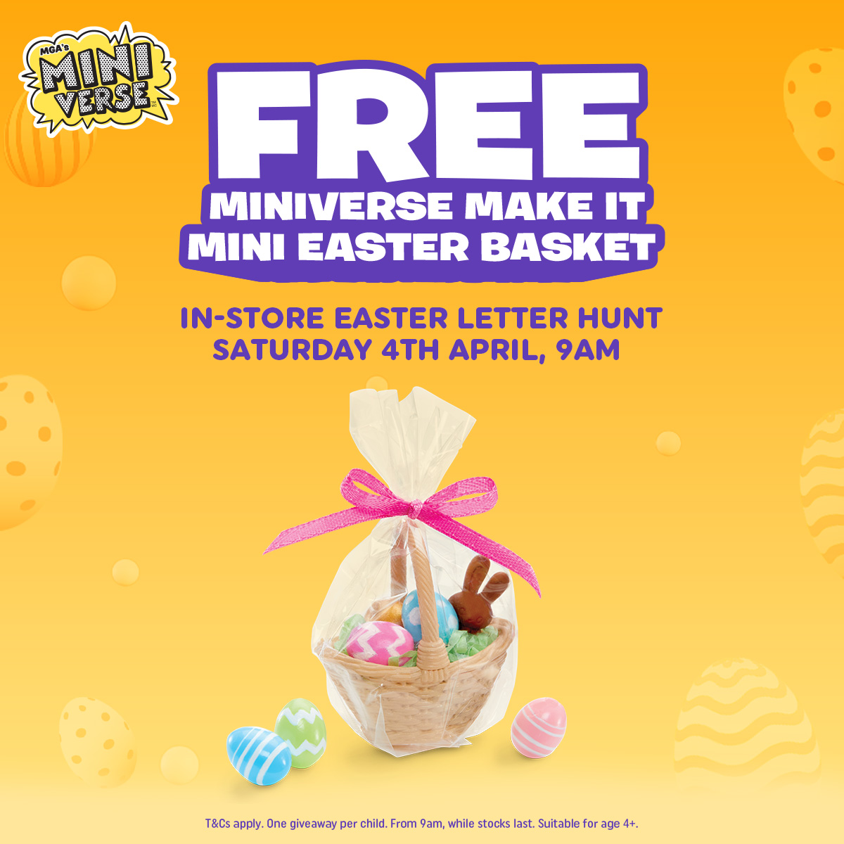 FREE Easter Letter Hunt In-Store