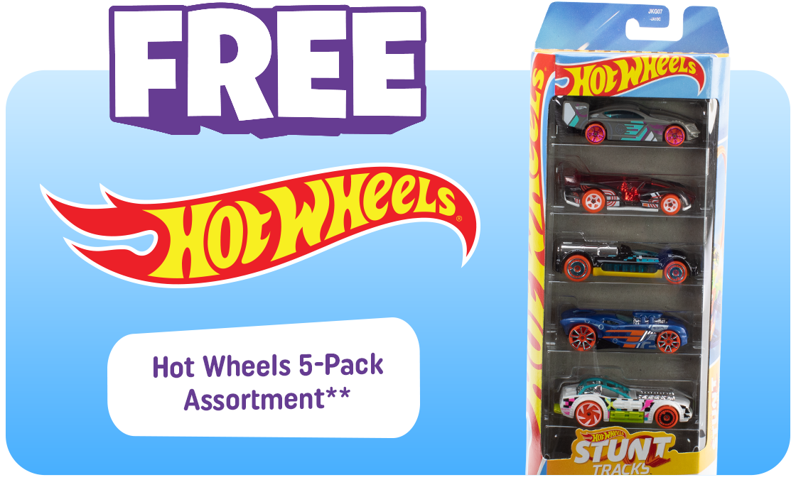 Hot Wheels Gift with purchase