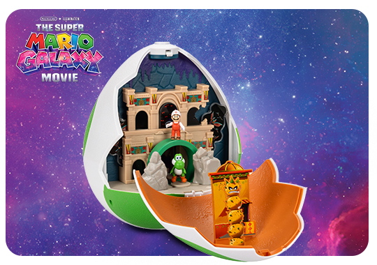 Nintendo The Super Mario Galaxy Movie Yoshi Egg Playset