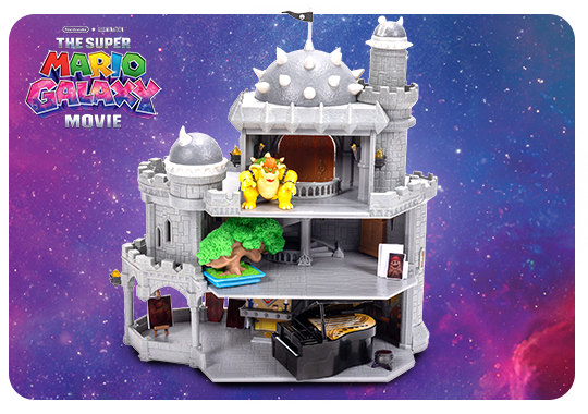 Nintendo The Super Mario Galaxy Movie Deluxe Bowser Castle Playset