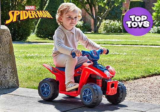 Spider-Man ATV Quad Bike 6V Electric Ride On