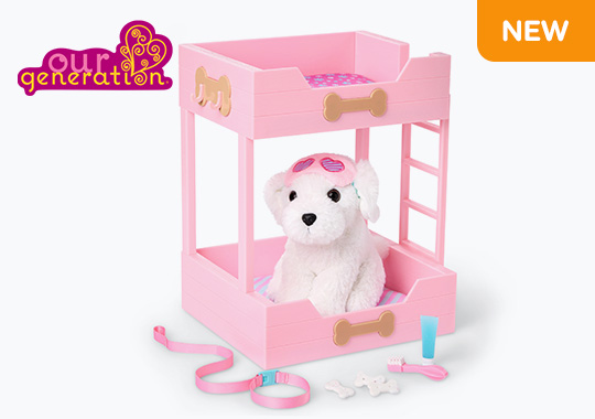 Our Generation Puppy Dreams Bunk Bed