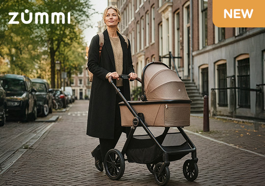 Zummi Swift 3-in-1 Travel System with EnfaSafe i-Size Car Seat Truffle