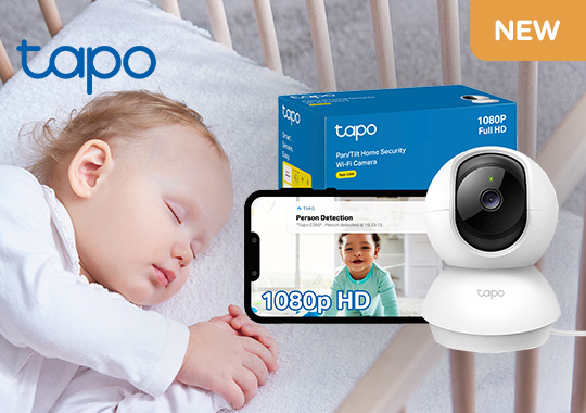 Tapo C200 Pan/Tilt Baby Monitor Wi-Fi Camera
