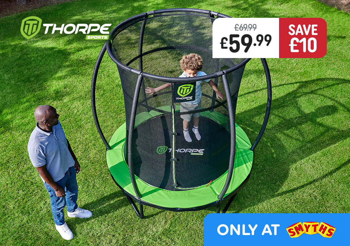 6ft Thorpe Trampoline with Enclosure Net