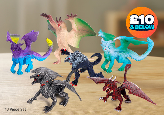 Fantastic Dragon Figure Set