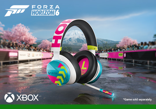 Xbox Wireless Headset Forza Horizon 6 Limited Edition