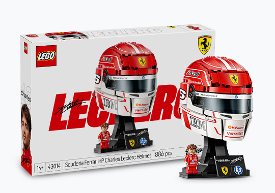LEGO Editions 43014 Scuderia Ferrari HP Charles Leclerc Helmet Set