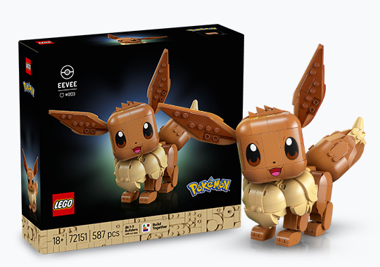 LEGO Pokemon 72151 Eevee Set for Adults