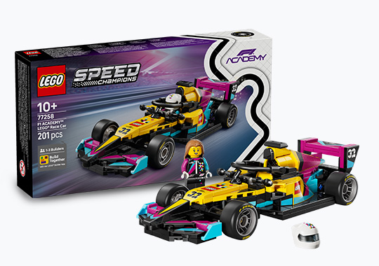 LEGO Speed Champions 77258 F1 ACADEMY LEGO Race Car Set