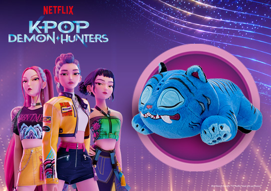 Netflix K-Pop Demon Hunters Derpy Tiger plushes