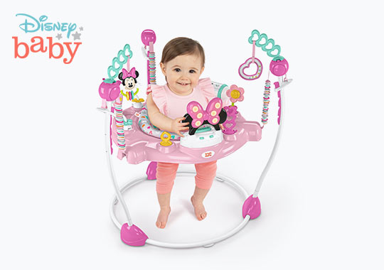 Bright Starts Disney Minnie Mouse Forever Besties Baby Jumper