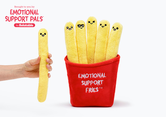 Emotional Support Plush Fries