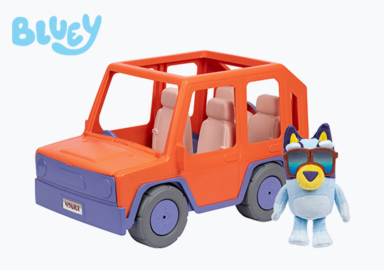 Bluey Buddies Big Heeler 4WD Set