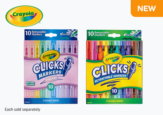 Crayola Clicks Retractable Markers