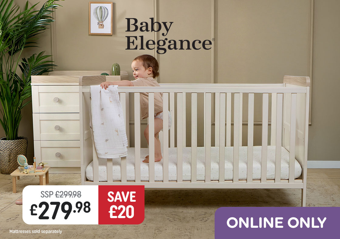 2 Piece Baby Elegance Haddington Furniture Set Bundle