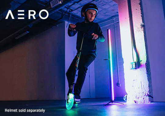 Aero C3 Folding Scooter with LED Lights