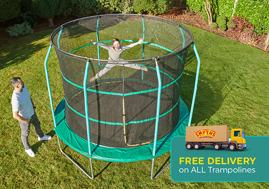 10ft Trampoline with Enclosure Net
