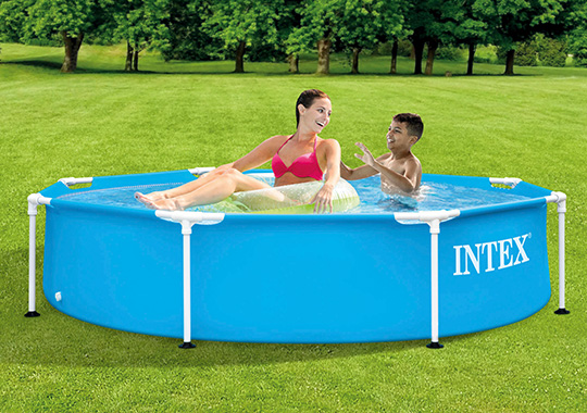 8ft x 20 Inch Intex Metal Frame Pool