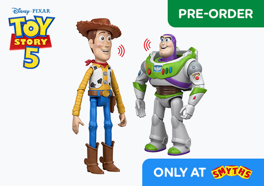 Disney Pixar Toy Story 5 Interactables Figure 2 Pack Woody & Buzz Lightyear