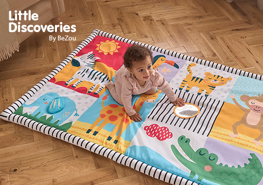 Little Discoveries by BeZou Safari Padded Play Mat