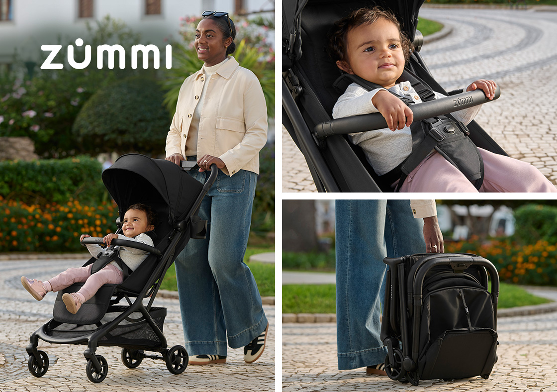 Zummi Explorer 2 Compact Stroller Black