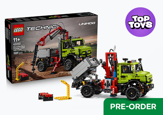LEGO Technic 42242 Mercedes-Benz Unimog U 5023 with Crane Set