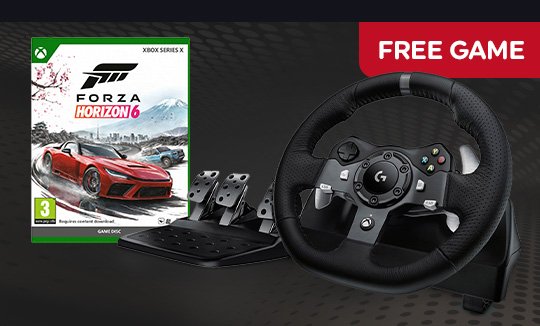 Free Forza Horizon 6 when bought with Logitech G920 Racing Wheel