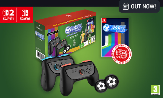 Maxx Tech Sociable Soccer Champions Kit Nintendo Switch 2&1