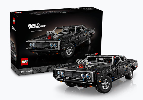 LEGO Technic 42231 Fast and Furious Dodge Charger R/T Car Set for Adults