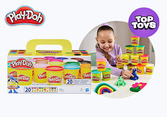 Play-Doh Tubs 85g Super Colour 20 Pack