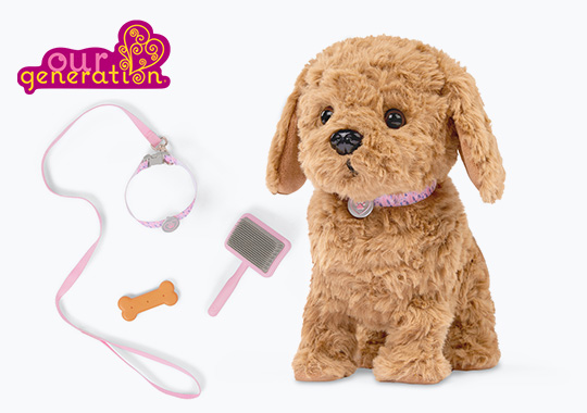 Our Generation Playful Paws Interactive Puppy Goldendoodle