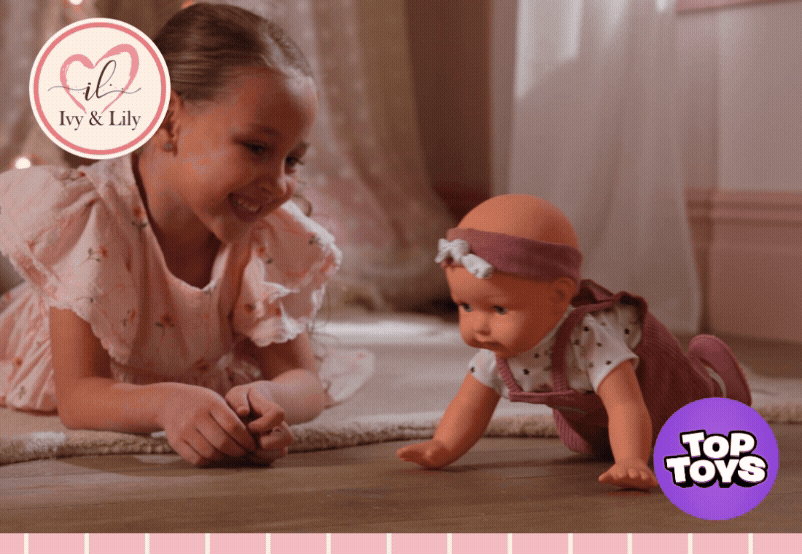 Ivy & Lily Baby Learns to Walk Interactive Doll