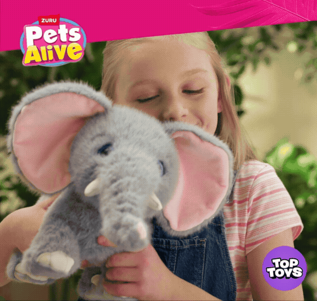 Pets Alive by ZURU Mommy Elephant and Baby Surprise Set