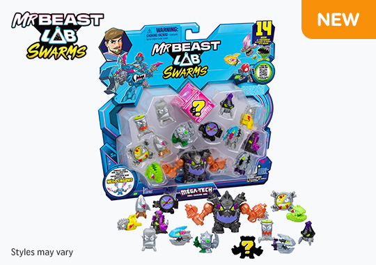 MrBeast Lab Swarms Mega-Tech Series Mega Lab 14 Pack Assortment