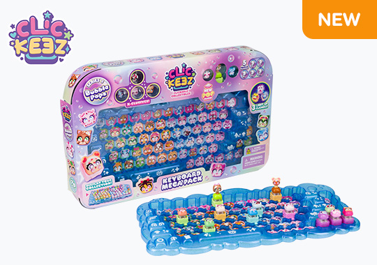 Clickeez Clickable Bubble Pops Keyboard Mega Pack