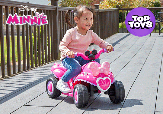 Spider-Man & Minnie Mouse ATV Quad 6V Electric Ride Ons