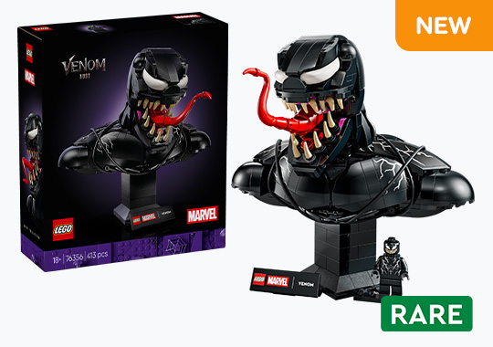 LEGO Marvel 76356 Venom Bust Set for Adults