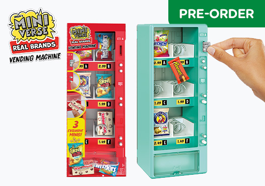 MGAs Miniverse Real Brands Vending Machines