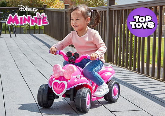 Minnie Mouse Quad Bike 6V Electric Ride On