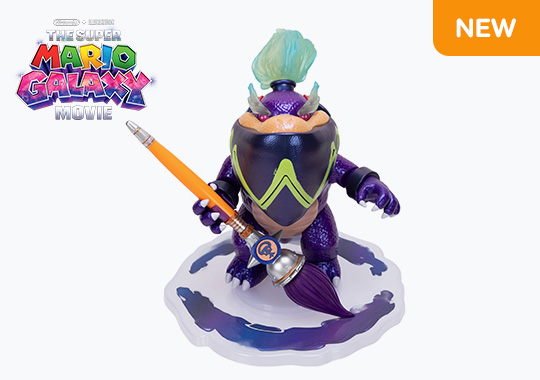 Nintendo The Super Mario Galaxy Movie Chomping Wonder Bowser Jr. Action Figure 20cm