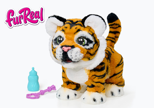 FurReal Plush Toy Interactive Pet Gabby the Grow & Roar Tiger
