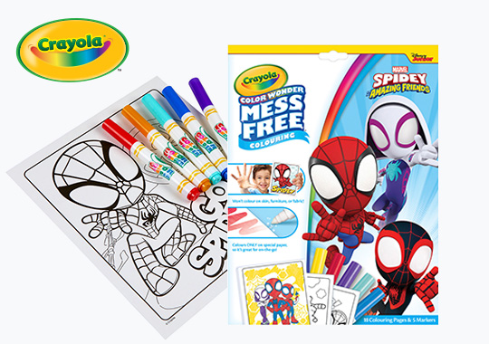 Crayola Color Wonder Spidey and His Amazing Friends