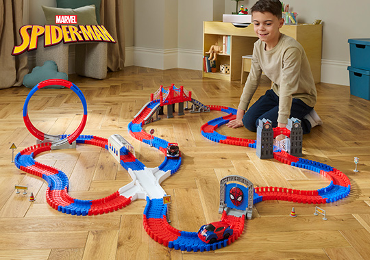 Marvel Spider-Man Car Track Set